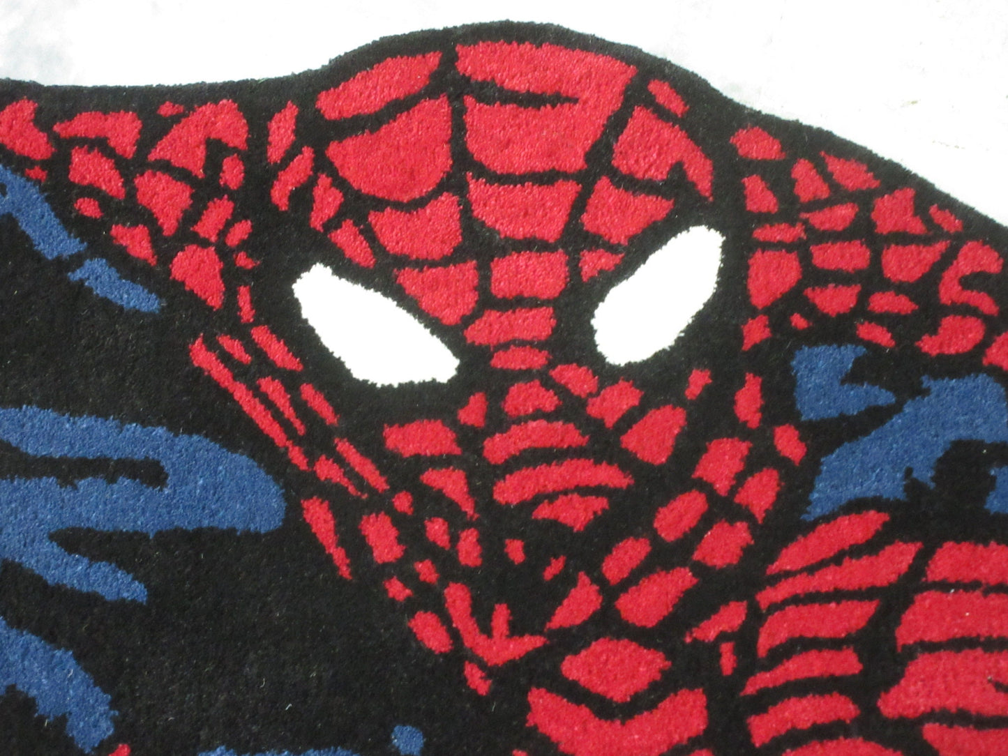 Hand-Tufted Spiderman Rug: 6ft x 4ft, Unique Spider-Man Room Decor Marvel Inspired