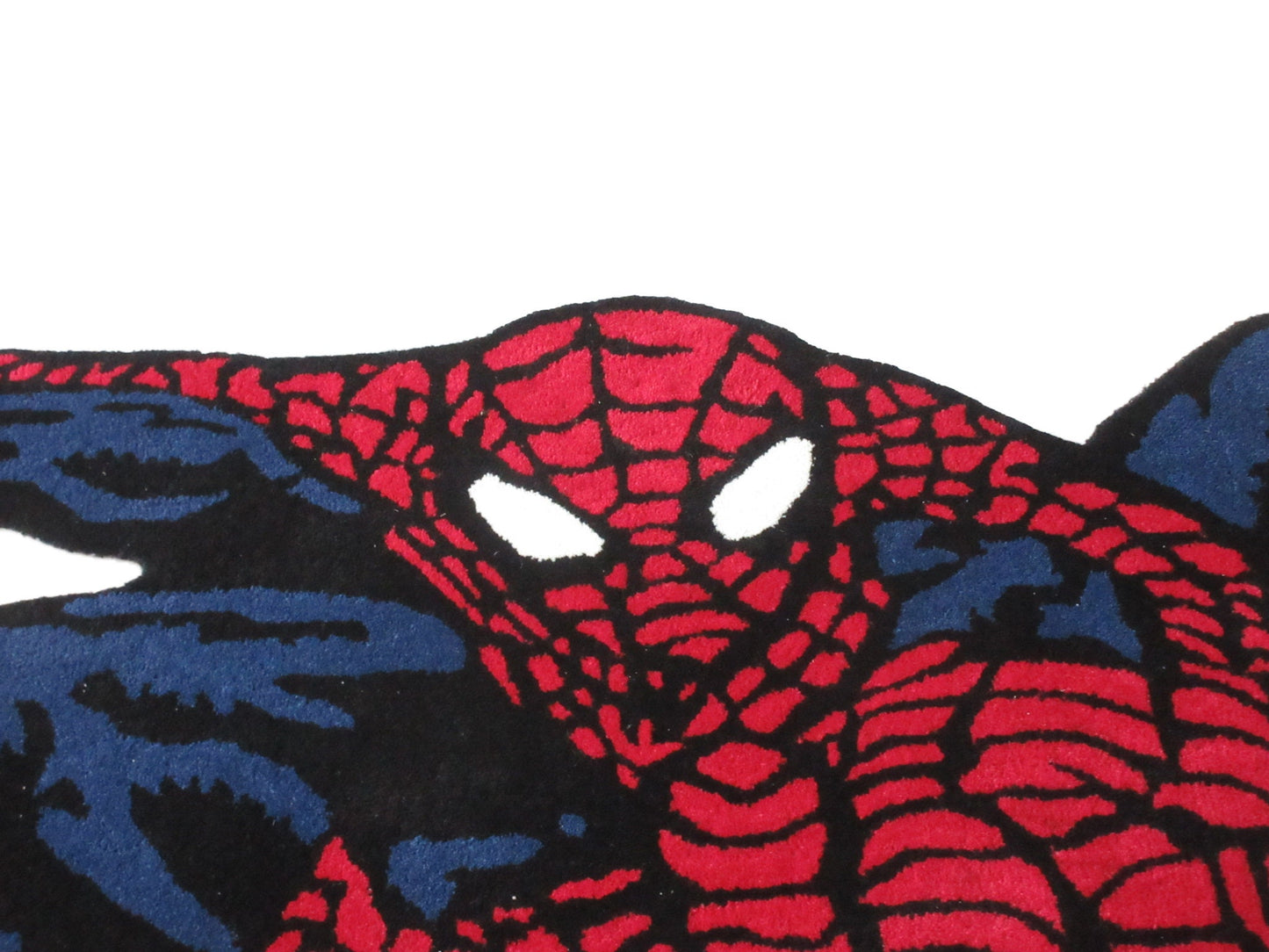 Hand-Tufted Spiderman Rug: 6ft x 4ft, Unique Spider-Man Room Decor Marvel Inspired